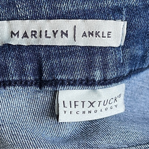 NYDJ Marilyn Embroidered Ankle Crop Jeans  | Size 12 | Lift Tuck Technology - Picture 12 of 16